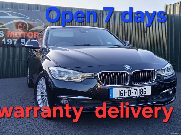 BMW 3-Series Saloon, Diesel, 2016, Black