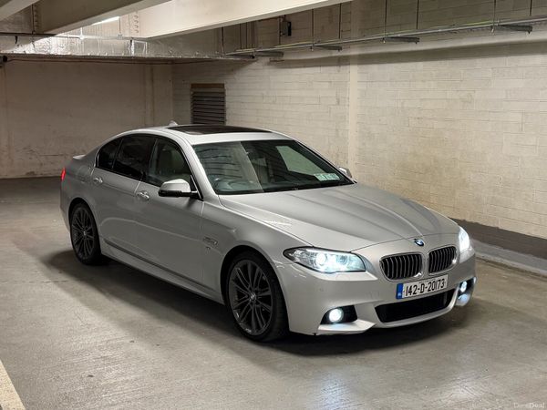 BMW 5-Series Saloon, Diesel, 2014, Silver