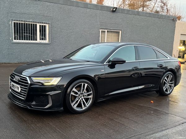 Audi A6 Saloon, Diesel Hybrid, 2019, Black