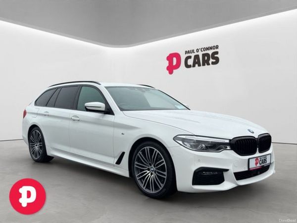BMW 5-Series Estate, Diesel, 2019, White