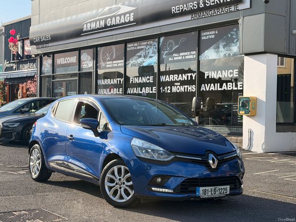 Renault Clio Hatchback, Petrol, 2018, Blue