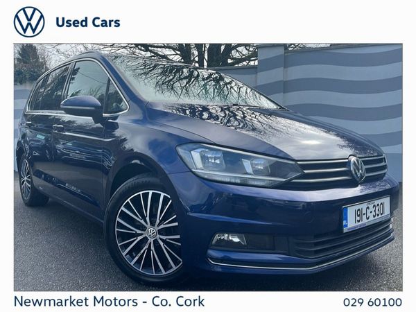 Volkswagen Touran MPV, Diesel, 2019, Blue