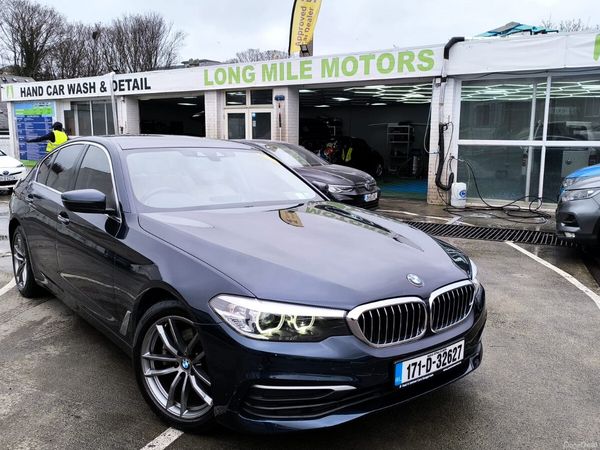 BMW 5-Series Saloon, Diesel, 2017, Blue