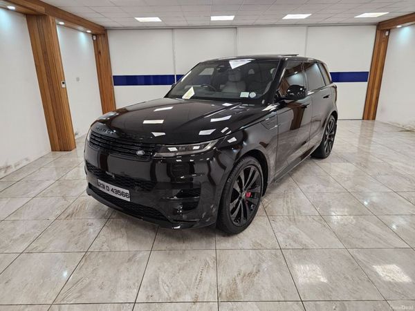 Land Rover Range Rover Sport SUV, Petrol Plug-in Hybrid, 2023, Black