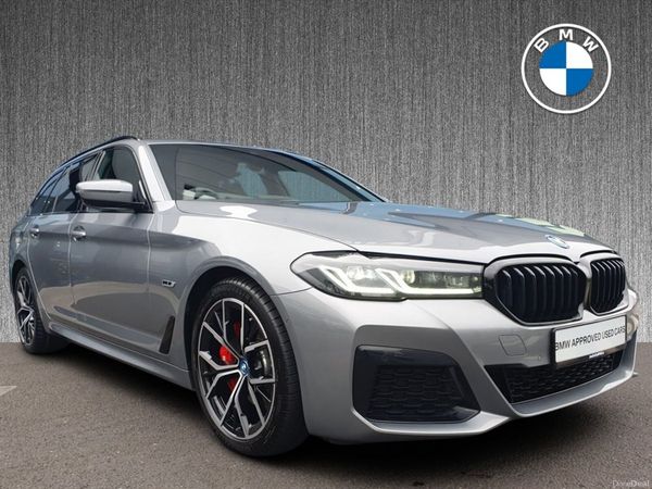 BMW 5-Series Estate, Petrol Plug-in Hybrid, 2022, Grey