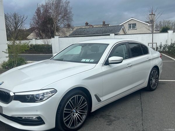 BMW 5-Series Saloon, Diesel, 2017, White