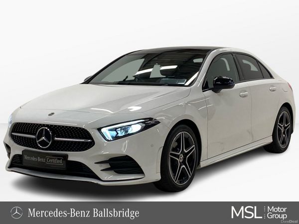 Mercedes-Benz A-Class Saloon, Petrol, 2023, White