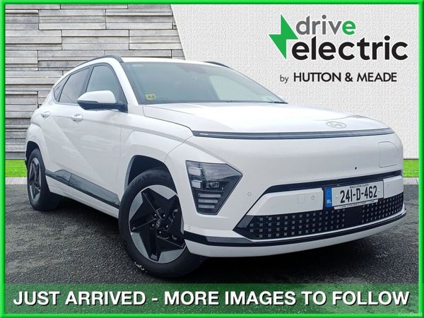Hyundai KONA SUV, Electric, 2024, White