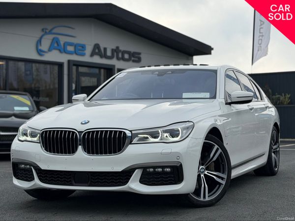 BMW 7-Series Saloon, Petrol Hybrid, 2019, White