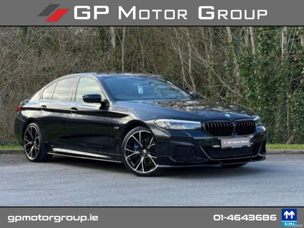 BMW 5-Series Saloon, Petrol Plug-in Hybrid, 2021, Black