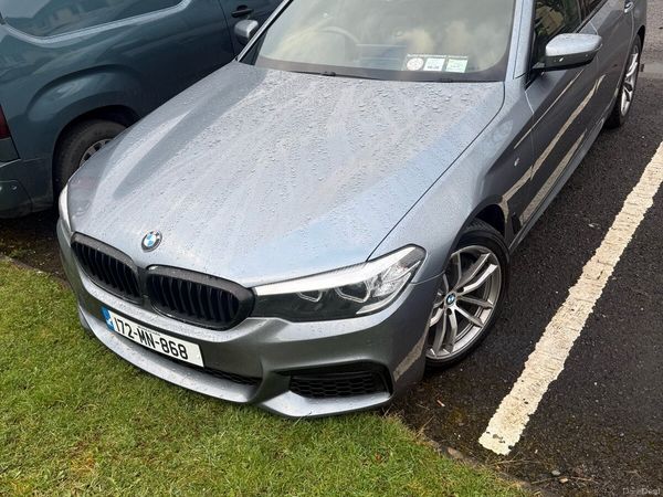 BMW 5-Series Saloon, Diesel, 2017, Blue