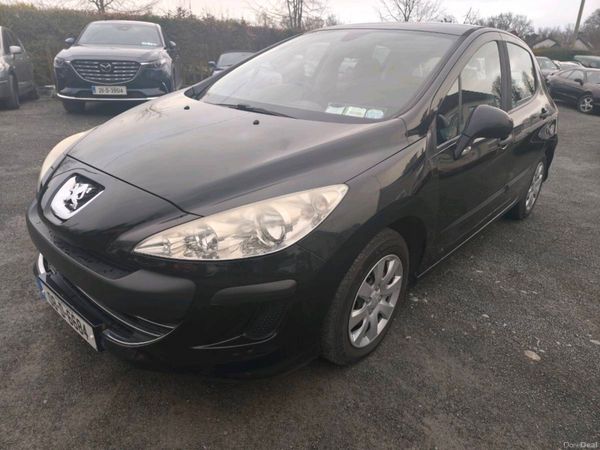 Peugeot 308 Hatchback, Petrol, 2008, Black
