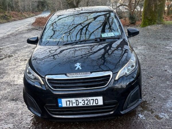 Peugeot 108 Hatchback, Petrol, 2017, Black