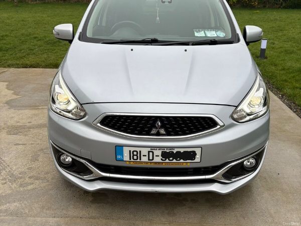 Mitsubishi Mirage Hatchback, Petrol, 2018, Silver