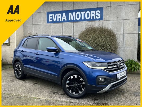 Volkswagen T-Cross SUV, Petrol, 2022, Blue