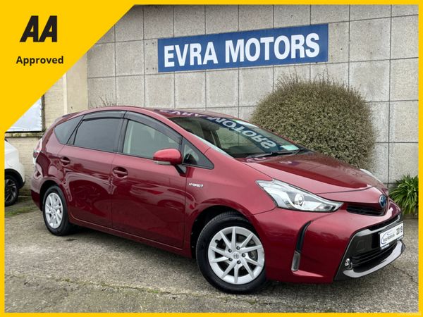 Toyota Prius MPV, Petrol Hybrid, 2019, Red