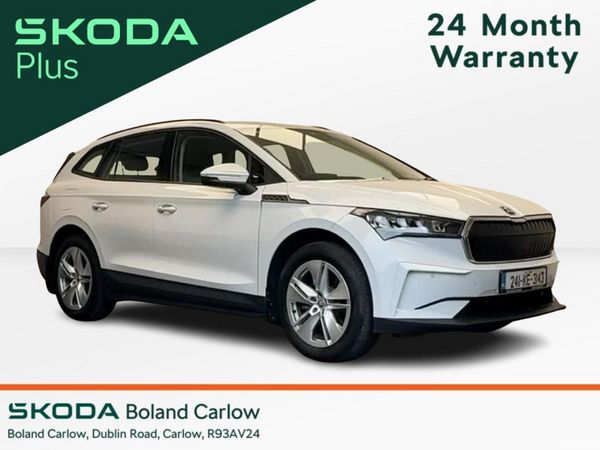 Skoda Enyaq Estate, Electric, 2024, White