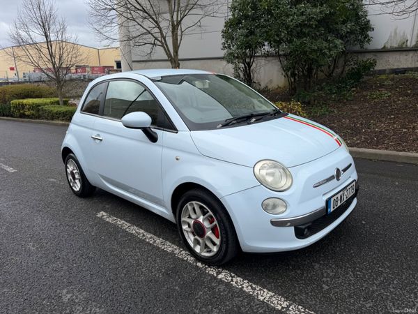 Fiat 500 Hatchback, Petrol, 2008, Blue