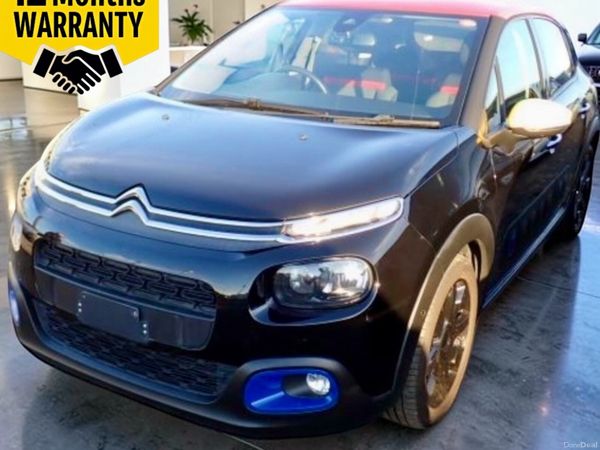 Citroen C3 Hatchback, Petrol, 2019, Black
