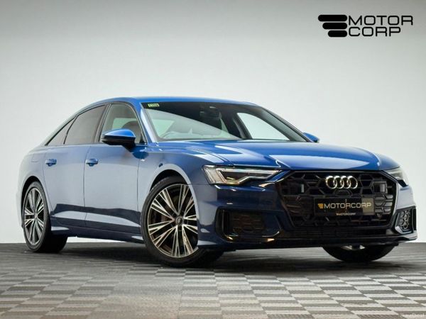 Audi A6 Saloon, Petrol Plug-in Hybrid, 2025, Blue