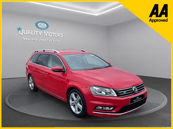 Volkswagen Passat Estate, Petrol, 2015, Red