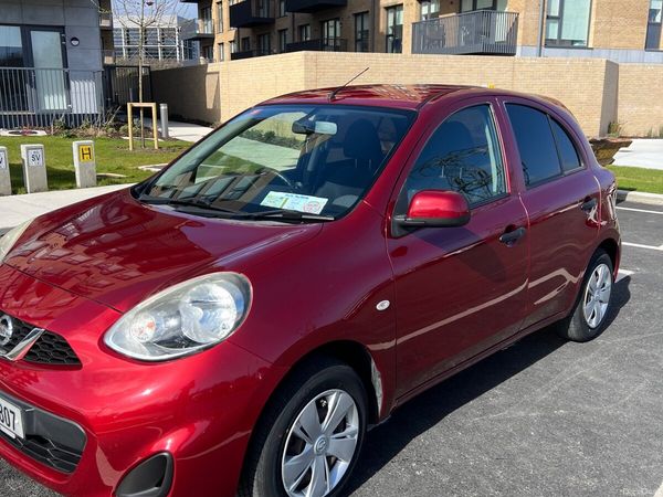 Nissan March Hatchback, Petrol, 2018, Red