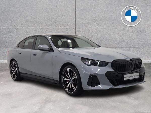 BMW 5-Series Saloon, Petrol Plug-in Hybrid, 2024, Grey