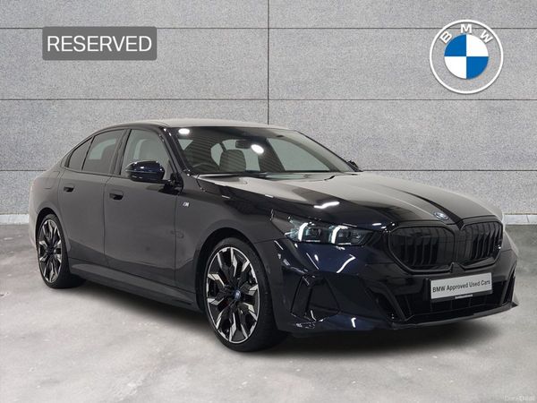 BMW 5-Series Saloon, Petrol Plug-in Hybrid, 2024, Black