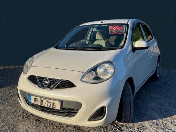 Nissan March Hatchback, Petrol, 2016, White