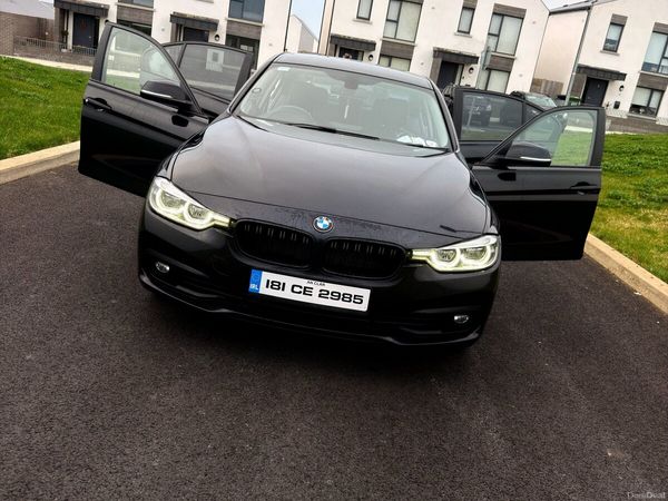 BMW 3-Series Saloon, Diesel, 2018, Black