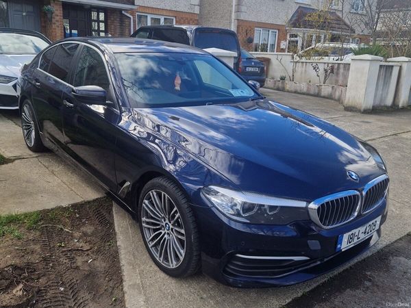 BMW 5-Series Saloon, Diesel, 2018, Blue
