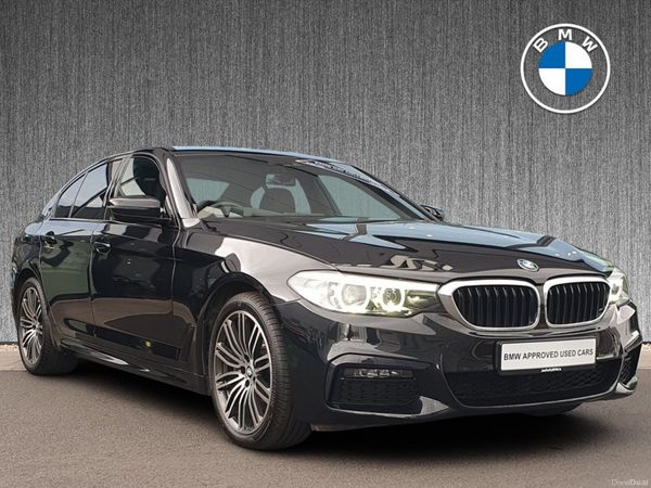 BMW 5-Series Saloon, Petrol Plug-in Hybrid, 2020, Black