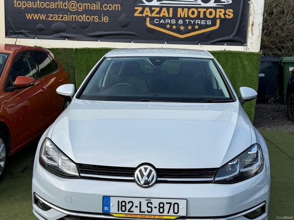 Volkswagen Golf Hatchback, Petrol, 2018, White