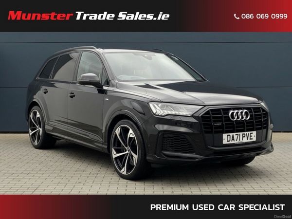 Audi Q7 SUV, Petrol Hybrid, 2022, Black