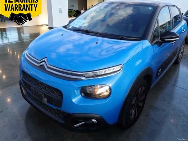 Citroen C3 Hatchback, Petrol, 2019, Blue