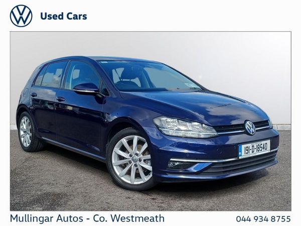 Volkswagen Golf Hatchback, Petrol, 2019, Blue