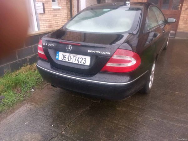 Mercedes-Benz CLK Coupe, Petrol, 2005, Black