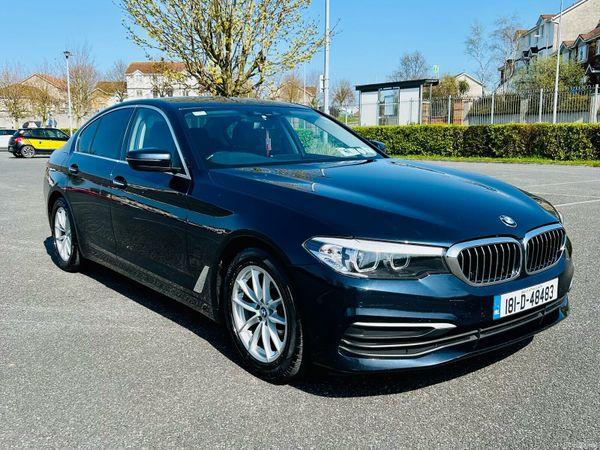 BMW 5-Series Saloon, Diesel, 2018, Blue
