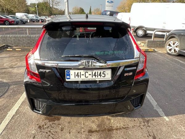 Honda Fit Hatchback, Petrol Hybrid, 2014, Black