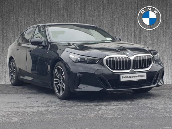BMW 5-Series Saloon, Petrol Plug-in Hybrid, 2025, Black