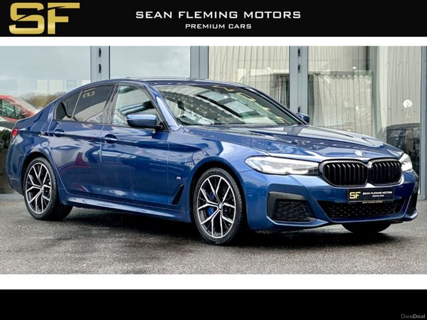 BMW 5-Series Saloon, Diesel, 2022, Blue