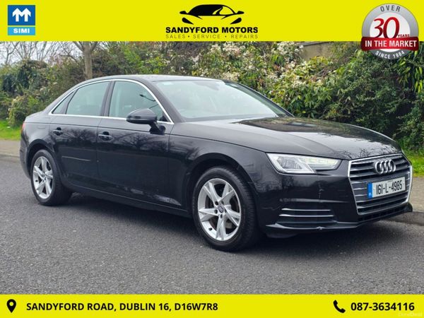 Audi A4 Saloon, Petrol, 2016, Black