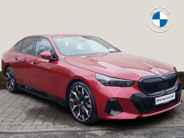 BMW 5-Series Saloon, Petrol Plug-in Hybrid, 2026, Red