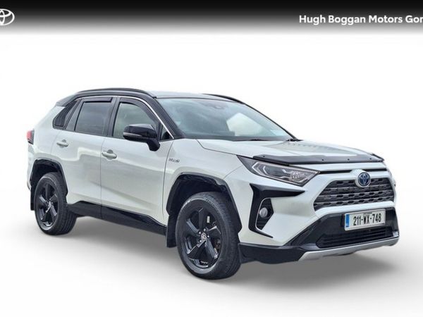 Toyota RAV4 SUV, Petrol Hybrid, 2021, White