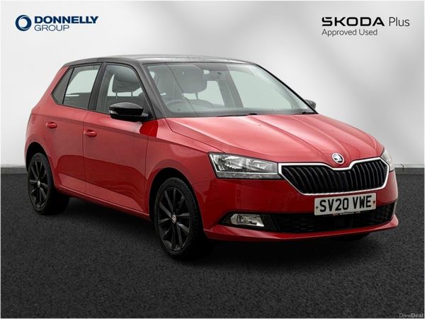 Skoda Fabia Hatchback, Petrol, 2020, Red