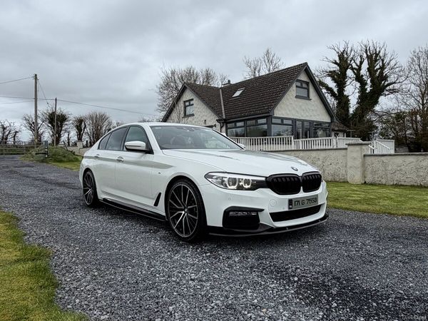 BMW 5-Series Saloon, Diesel, 2017, White