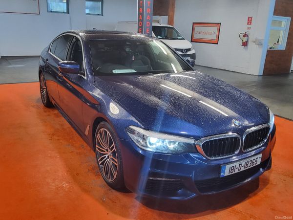 BMW 5-Series Saloon, Diesel, 2018, Blue