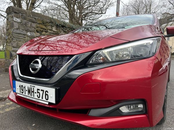 Nissan Leaf Hatchback, Electric, 2019, Red