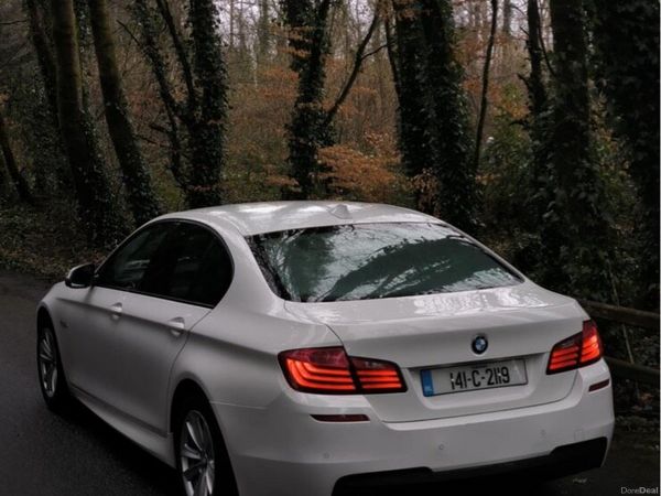 BMW 5-Series Saloon, Diesel, 2014, White