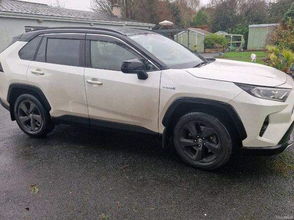 Toyota RAV4 SUV, Petrol Hybrid, 2019, White